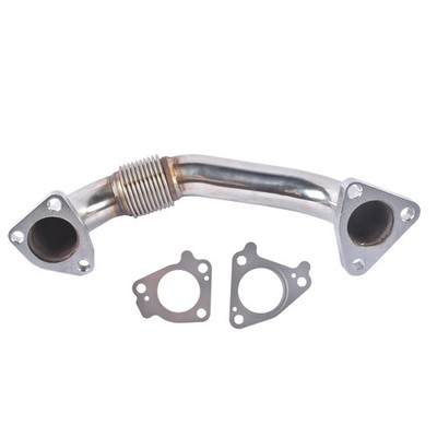 Bolt-on Driver Side Up Pipe for Chevy Silverado GMC Sierra 6.6L V8 2001-2016 NEW