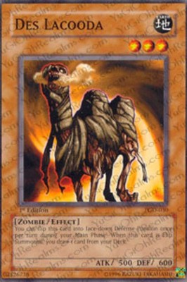 1 x Des Lacooda - PGD-030 - Common - Unlimited Edition Near Mint, English YGO