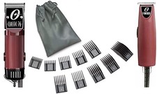 Oster Classic 76 Hair Clipper and T-Finisher a 10 Piece Comb Set Package