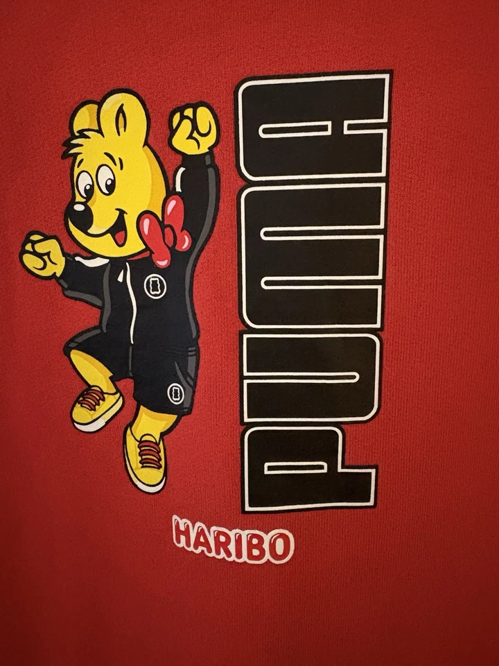 Sudadera con Capucha Haribo Gummies Puma X Roja Junior Talla XL 15-16Y #523866 RARA Foto 3 de 4