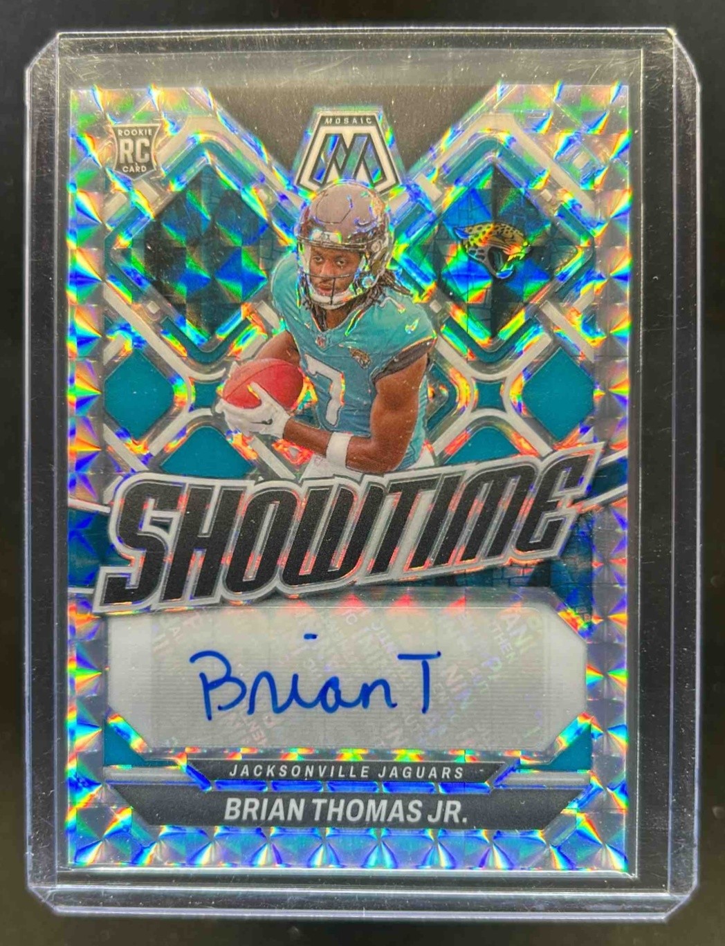 2024 Mosaic Brian Thomas Jr. Showtime Signatures RC Auto #SS-BTJ Jaguars