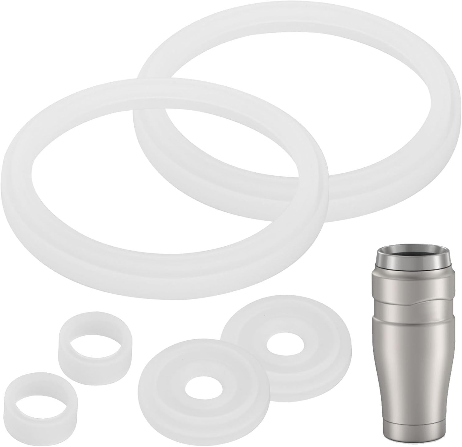 Stainless King 16 Oz, Leakproof Silicone (2-pack
