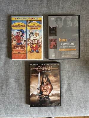 Conan: The Complete Quest DVD (Barbarian Destroyer)  And Bee Gees American Tale