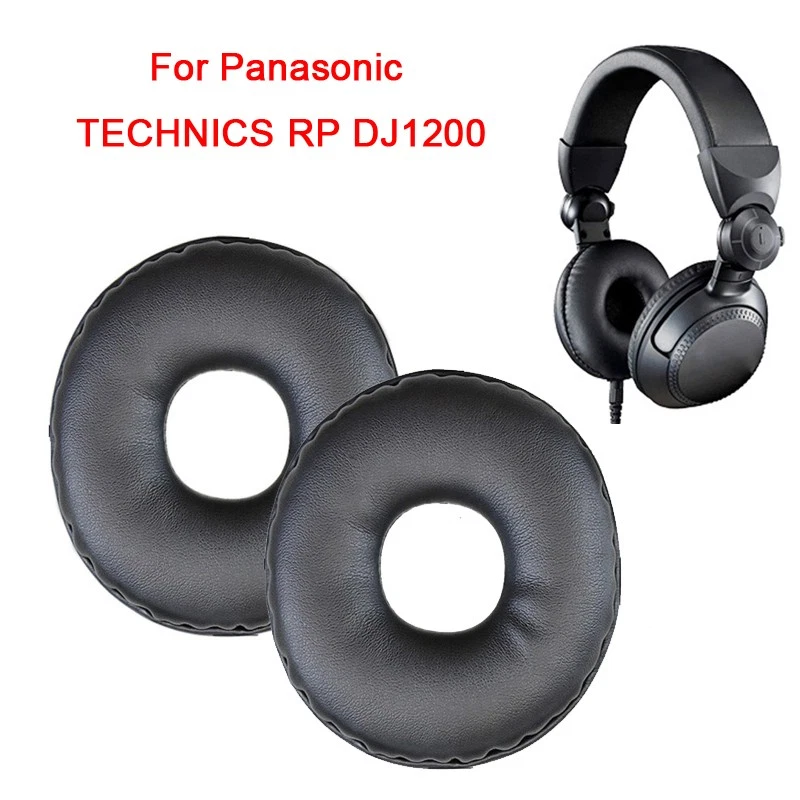 软耳垫耳罩替换件适用于Technics RP DJ1200 DJ1210耳机 — 第 2/4 张图片