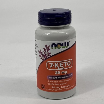 NOW FOODS 7-KETO 25 mg 90 Veg Capsules