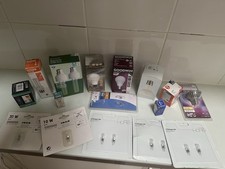 Selection of 16 Different Light Bulbs Packs New Old Stock Unused All New Bulbs