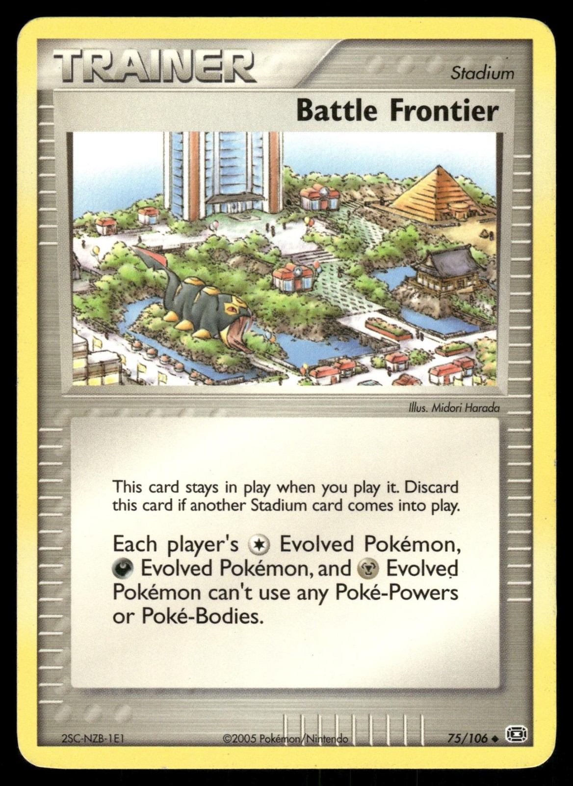 Battle Frontier 75/106 Uncommon Emerald Pokemon Lightly Played