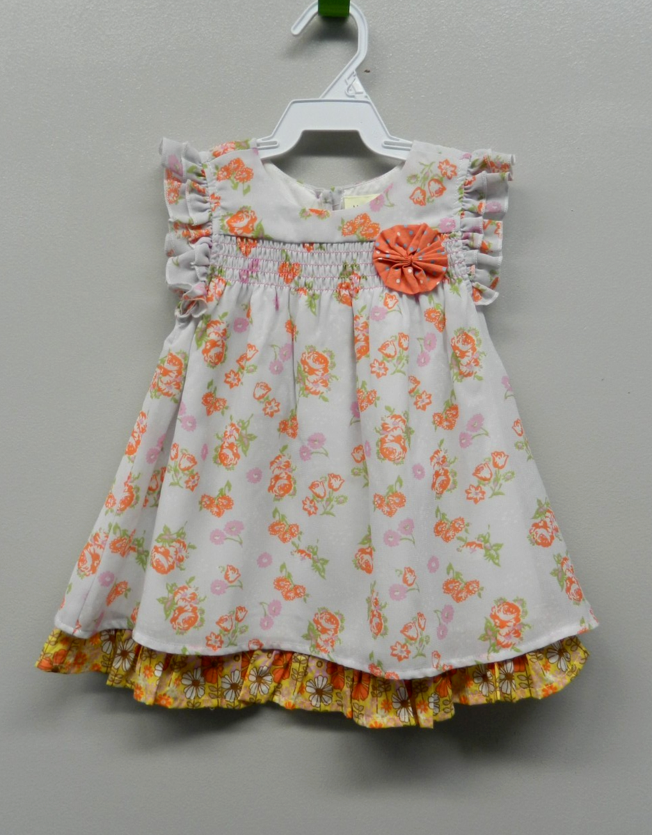 matilda jane orange dress Matilda Jane Dress Vintage size 18-24 mths Orange Flowers NWOT
