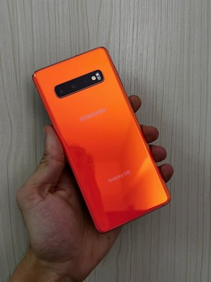 Samsung Galaxy S10 G973F/DS DUAL SIM 512GB Unlocked SmartPhone Open BOX Orange