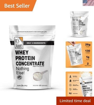 100% Whey Protein Concentrate - 1.25 lbs for Muscle Recovery & Post-Workout