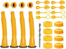 Gas Can Spout Replacement: Anti-Spill Flexible Nozzle, No Leaky, Fits Most Cans