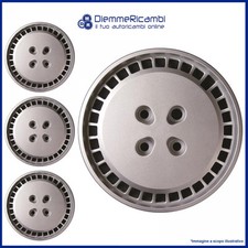 SERIE 4 BORCHIE - 4 COPRICERCHI COPPE RUOTA 13 PER FIAT PANDA