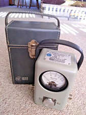 Bird Model 43 Thruline Wattmeter RF Power Meter w/ Case & RF Signal Sampler