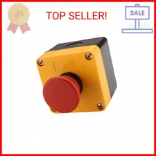 Baomain Red Sign Momentary Emergency Stop Weatherproof Push Button Switch 660V w