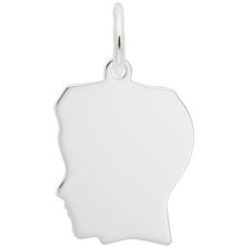 Charms Sterling Silver Boy Charm