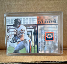 Upper Deck 2002 Piece of History Rookie Glory Brian Urlacher #RG 8 Bears Card. rookie card picture