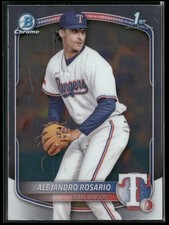 2025 Bowman #BCP-125 Alejandro Rosario Chrome Prospects