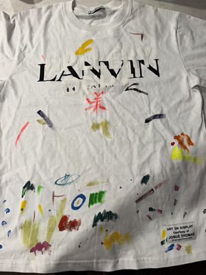 Lanvin x Gallery Dept. Men's XL Crew Neck Short Sleeve Graphic Logo T-Shirt