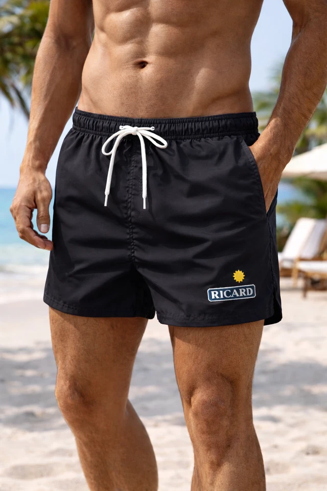 Ricard short de plage Unisexe plusieurs taille et couleur disponible - Photo 3/4