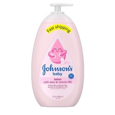 Johnson's Baby Lotion with Coconut Oil, Aloe Vera Vitamin B5, 72 HR Hydration,