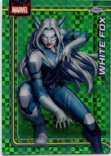2026 Topps Chrome Marvel Green X-Fractor Parallel #196 White Fox 12/99