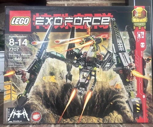 LEGO 7707 Exo Force Striking Venom (2006)  New Sealed Box