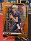 Drake Maye Orange Lazer Rookie Card 2024 Panini Prizm #329