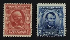 CKStamps: US Stamps Collection Scott#304 Mint HR OG #305 Unused Regum