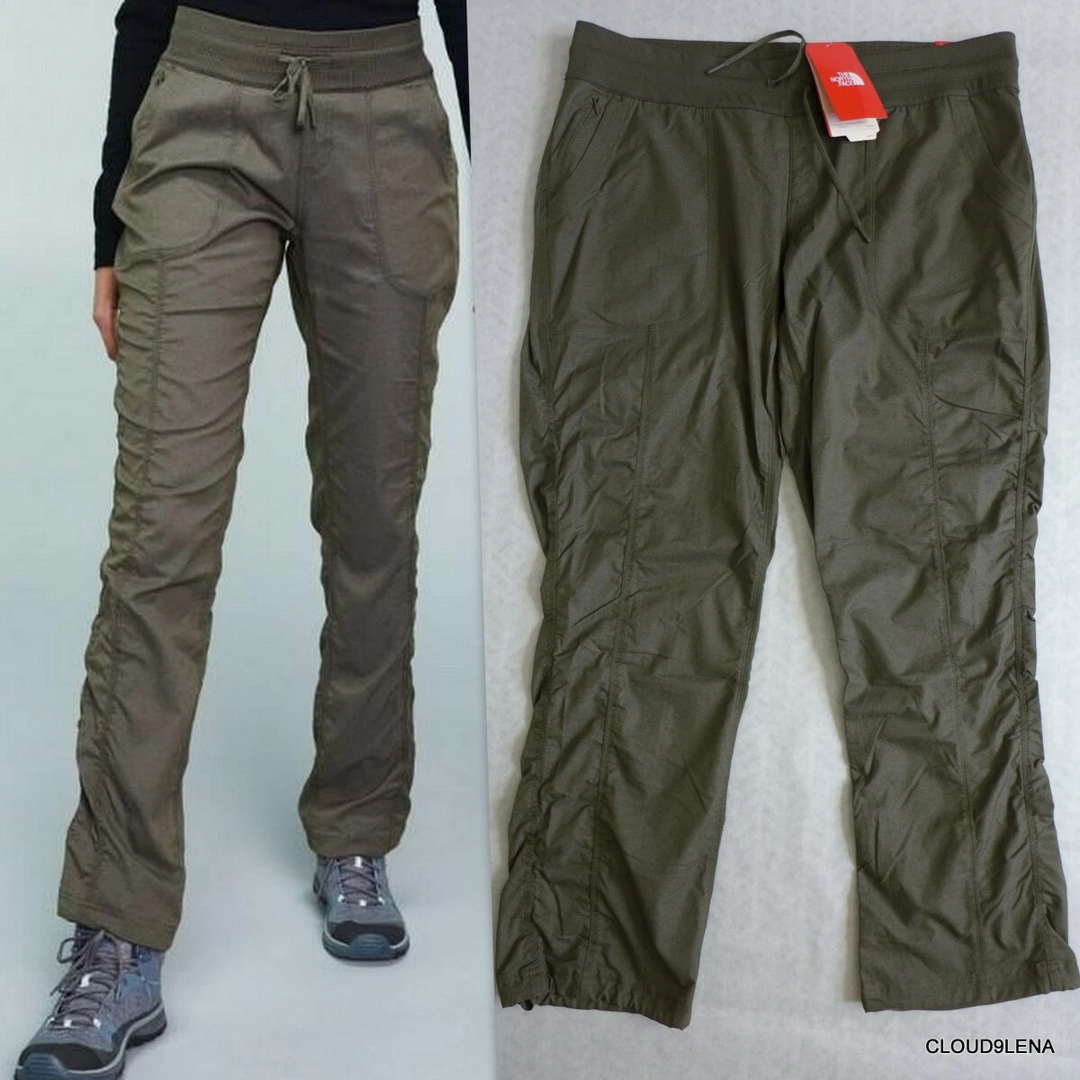 NWT THE NORTH FACE APHRODITE 2 Hiking Pants Size XXL/Sin Taupe Green