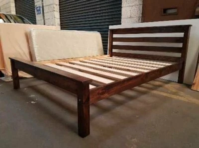 bespoke solid pine bed frame with extra strong bed slats