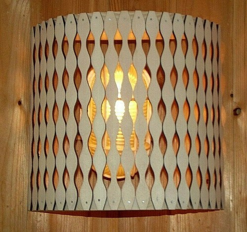 Sauna Lampenschirm Holz - L200xB195xH165mm Aus Esche Oder Buche