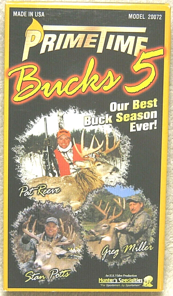 PRIME TIME BUCKS 5 - VHS 2001 - OUR BEST BUCK SEASON EVER - DEER HUNTING - NICE - Image 2 of 4