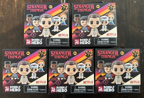 YuMe Bobble Hero: Stranger Things Lot Of 5