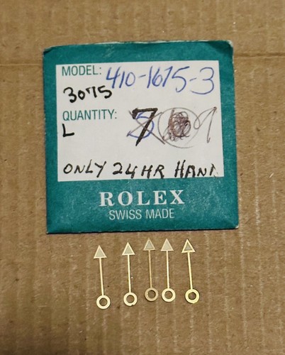 Authentic Rolex GMT Master 24 Hour Hand Gold Gilt NOS 1675 /3 /8 Tritium 1570 - 第 1/8 張圖片