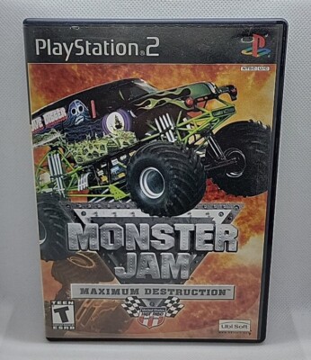 Monster Jam: Maximum Destruction (Sony PlayStation 2 PS2, 2002) CIB