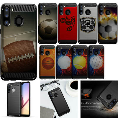 For [Samsung Galaxy A21][Flex TPU Fiber SET6] Matte Case Slim Flexible