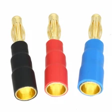 Brushless Motor Bullets 4mm M to 6mm F Banana Adapter ESC Electronic Governor