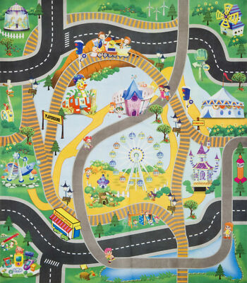 Unisex Kinder Buche Matte Jungen Mädchen Antirutsch Teppich Spielmatte Roll Up Picknick Sommer Neu