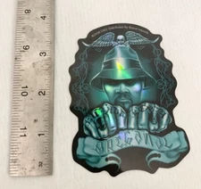 VTG DSG Brand Imports Vending Sticker 2006 Holographic Latin Tattoos Gangster