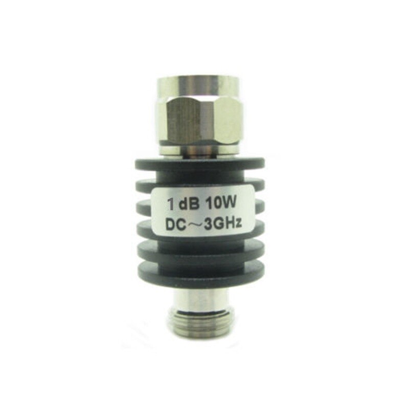 10W 1dB40dB N Type Male to Female 3.0GHz 50 Ohm Round RF Coaxial