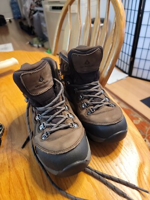 Vasque Kid's Leather Brown Hiking Boots Waterproof 7206 Size 5 jpn 230