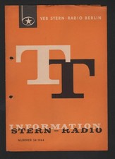 BERLIN, Prospekt 1964, VEB Stern-Radio Berlin Empfänger T 120 MIKKI