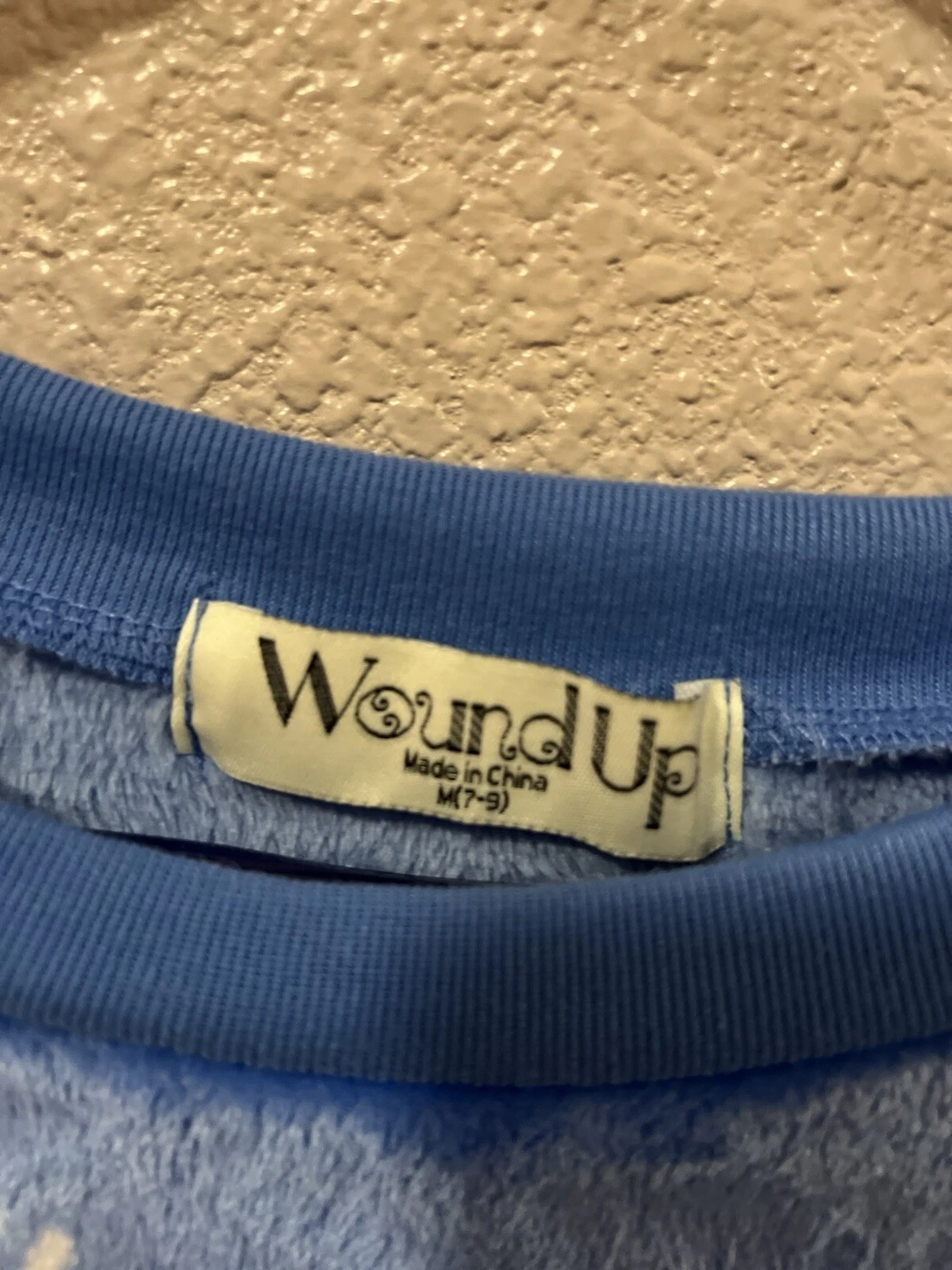 ugly christmas sweater womens medium Blue funny character “let It Snow Somewhere Else”