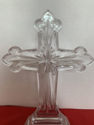 Water Ford Crystal 十字架 WATERFORD Lead Crystal Standing Cross 10 inch | eBay