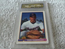 1991  IVAN  RODRIGUEZ   ROOKIE   BOWMAN  # 272    USA  GRADED    GEM  MINT 10 !!