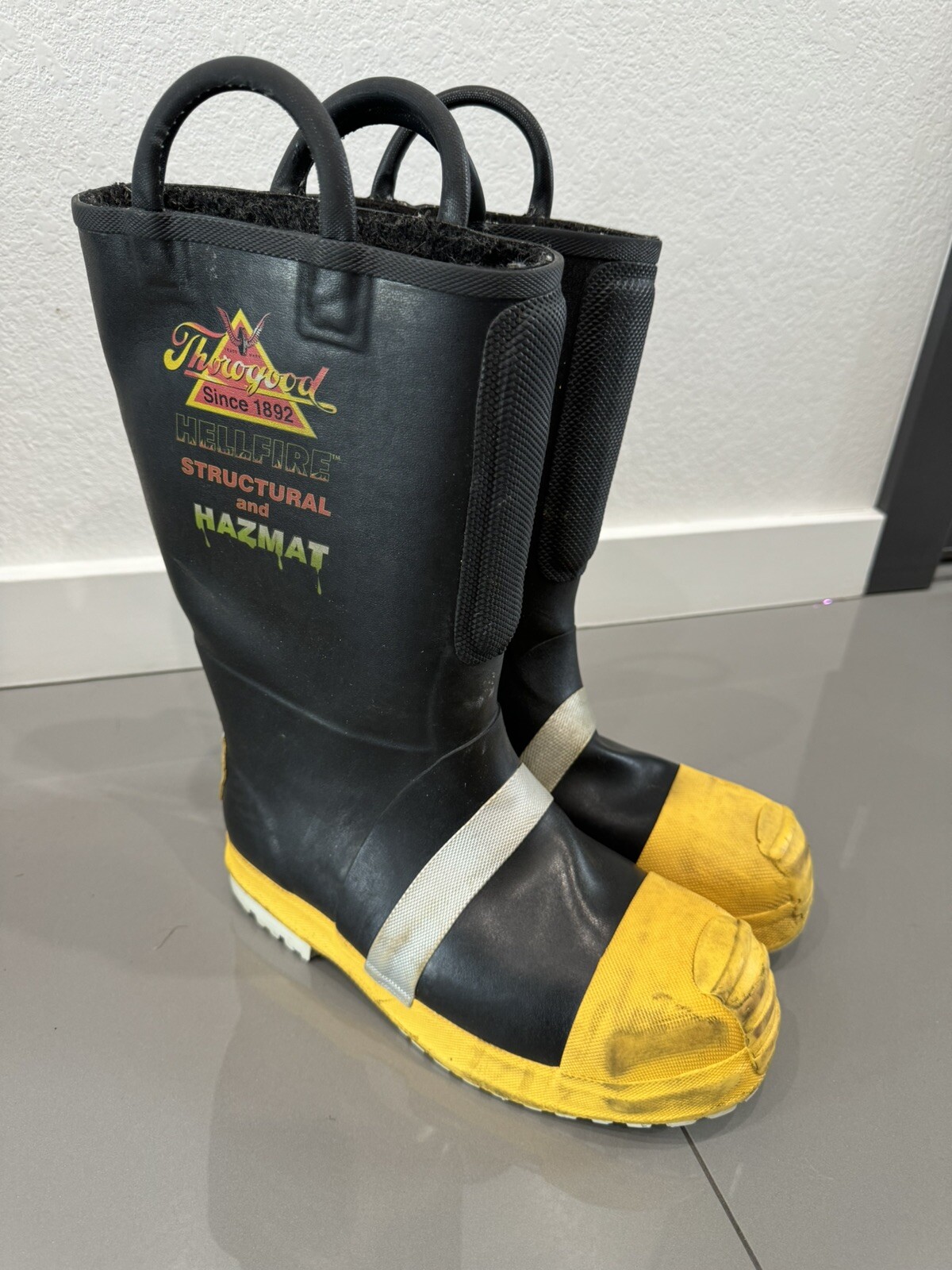 Thorogood Hellfire Structural Hazmat Fireman Boot… - image 1