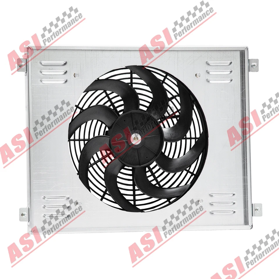 Aluminum Shroud+Fan Relay For 1968-1973 1970 Dodge Dart Plymouth Duster AT MT Foto 3 de 4