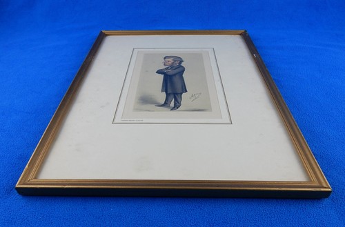 Vintage Lithograph, Thomas Henry Huxley by Leslie Matthew Ward Framed Lithograph - Picture 4 of 6