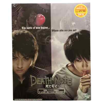 DVD Death Note 2015 Vol.1-11 End + Live Action Movie 1-5 Japanese