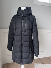 Noize Hannah Black Mid Length Parka Jacket Size M